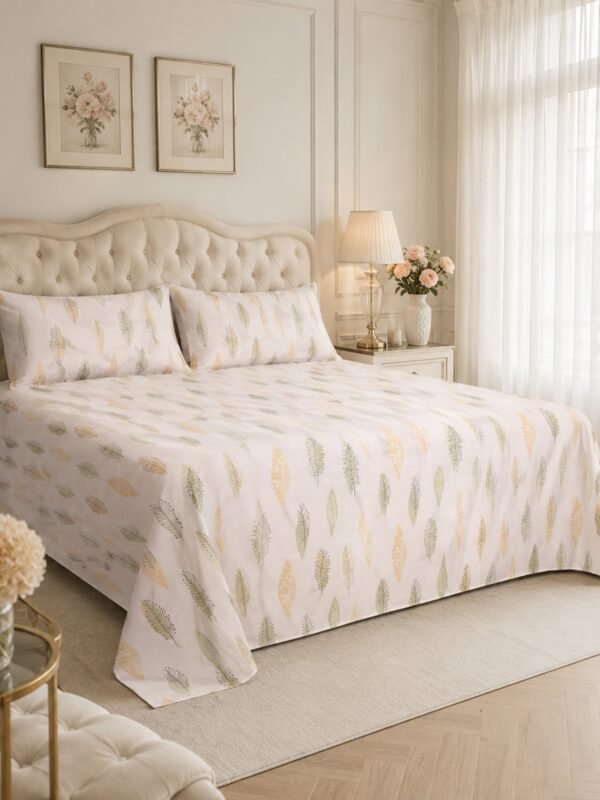Restore Hibiscus Queen Bedsheet Set