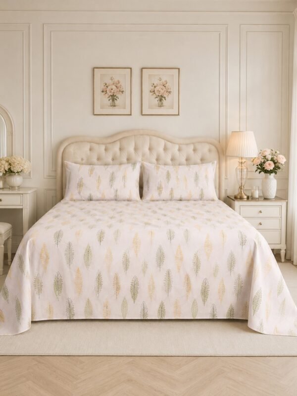 Restore Hibiscus Queen Bedsheet Set