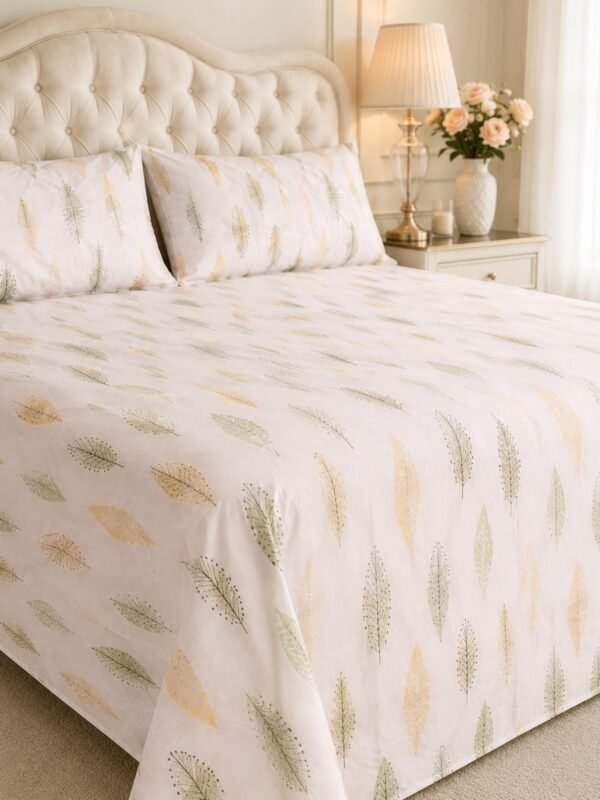 Restore Hibiscus Queen Bedsheet Set