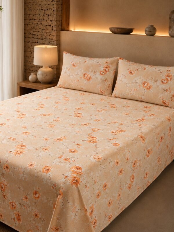 Restore Hibiscus Queen Bedsheet Set