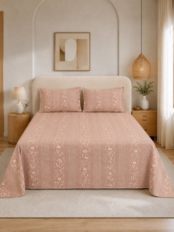 89010123145_2-1.jpg Restore Hibiscus Queen Bedsheet Set
