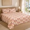 Restore Hibiscus-Bohemian Heritage Collection Queen Size Bedsheet with 2 Pillow Covers