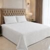 890101231935_1-1.jpg Restore Parijaat Solid King Bedsheet Set