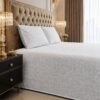 890101231935_3-1.jpg Restore Parijaat Solid King Bedsheet Set