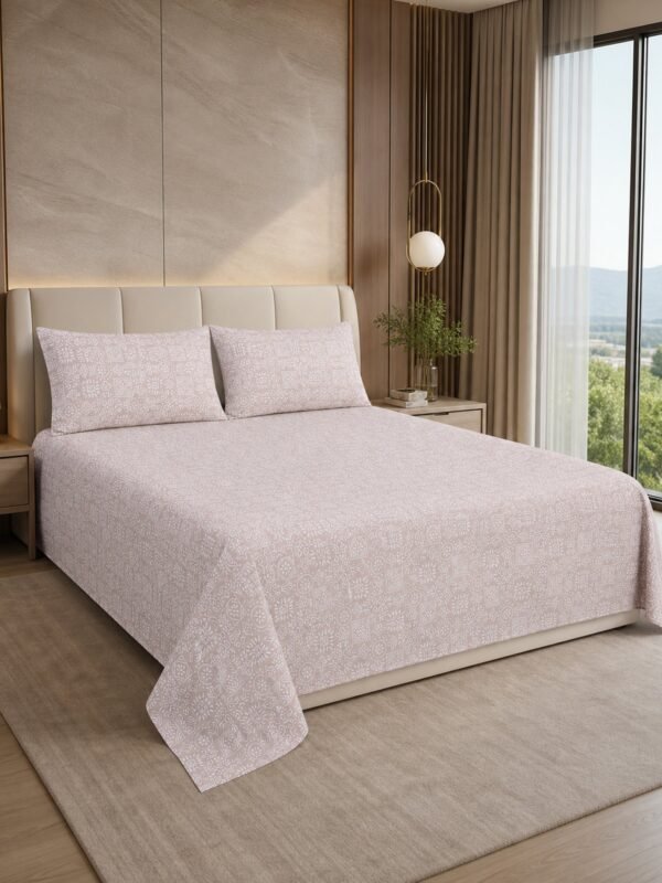 890101231980_1-1.jpg Restore Parijaat King Bedsheet Set