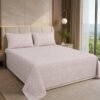 Restore Parijaat-Heritage Floral Collection King Size Bedsheet with 2 Pillow Covers