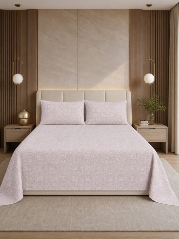 890101231980_2-1.jpg Restore Parijaat King Bedsheet Set