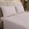 Restore Parijaat-Heritage Floral Collection King Size Bedsheet with 2 Pillow Covers