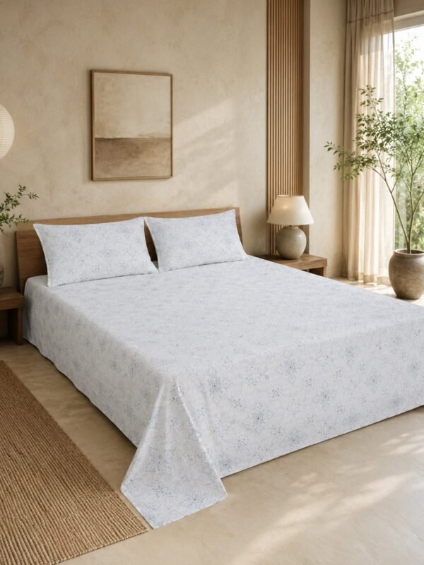 890101232161_1-1.jpg Restore Gulmohar Queen Bedsheet Set
