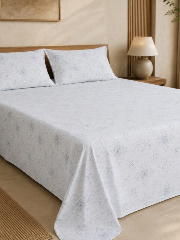 890101232161_3-1.jpg Restore Gulmohar Queen Bedsheet Set