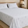 Restore Gulmohar-Timeless Heritage Collection Queen Size Bedsheet with 2 Pillow Covers