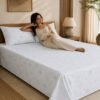 Restore Gulmohar-Timeless Heritage Collection Queen Size Bedsheet with 2 Pillow Covers