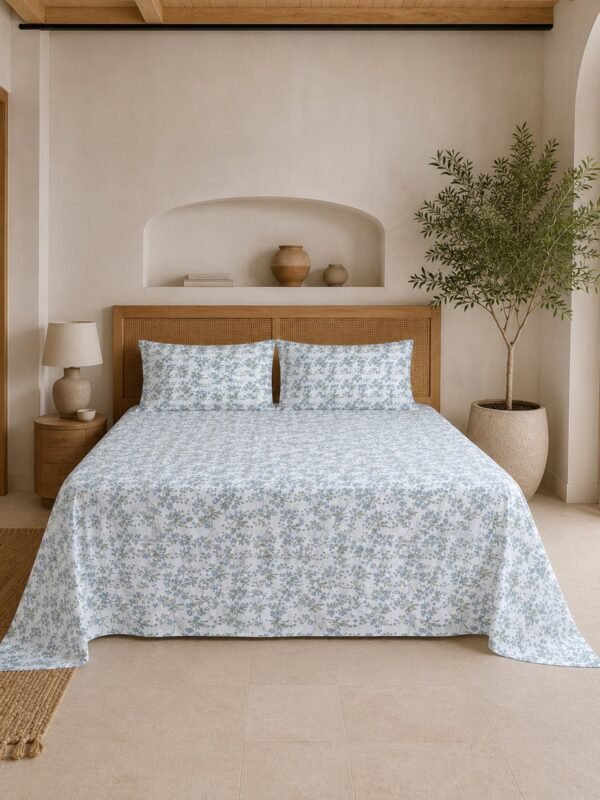 890101232260_2-1.jpg Restore Gulmohar Queen Bedsheet Set