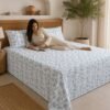 890101232260_4-1.jpg Restore Gulmohar Queen Bedsheet Set