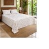 Restore Gulmohar-Timeless Heritage Collection Queen Size Bedsheet with 2 Pillow Covers
