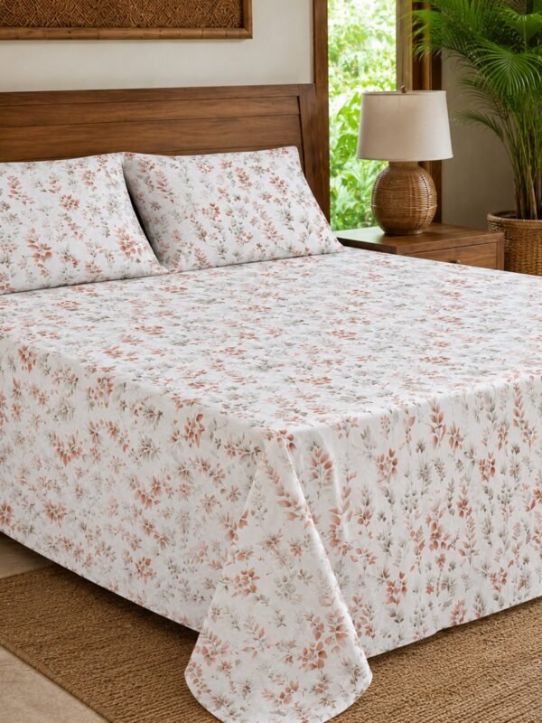 890101232314_3-1.jpg Restore Gulmohar Queen Bedsheet Set