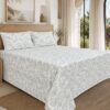 Restore Gulmohar-Timeless Heritage Collection Queen Size Bedsheet with 2 Pillow Covers