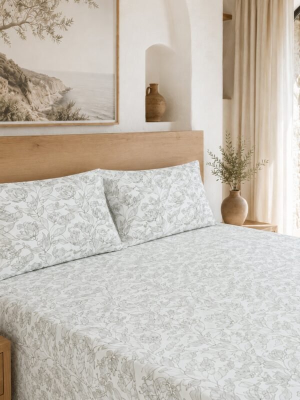 890101232321_3-1.jpg Restore Gulmohar Queen Bedsheet Set