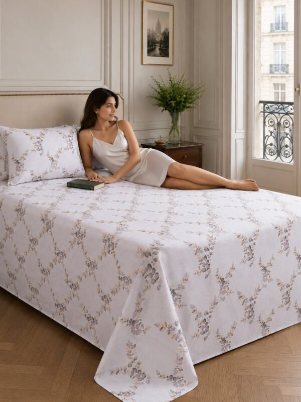 890101232369_4-1.jpg Restore Gulmohar Queen Bedsheet Set