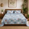 Restore Gulmohar-Timeless Heritage Collection Queen Size Bedsheet with 2 Pillow Covers