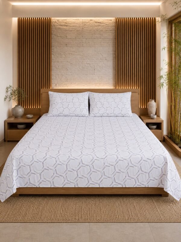 Restore Gulmohar Queen Bedsheet Set
