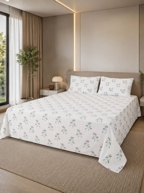 Restore Gulmohar Queen Bedsheet Set
