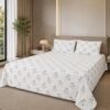 Restore Gulmohar-Timeless Heritage Collection Queen Size Bedsheet with 2 Pillow Covers