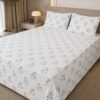 Restore Gulmohar-Timeless Heritage Collection Queen Size Bedsheet with 2 Pillow Covers