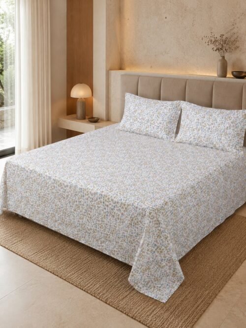 Restore Gulmohar Queen Bedsheet Set