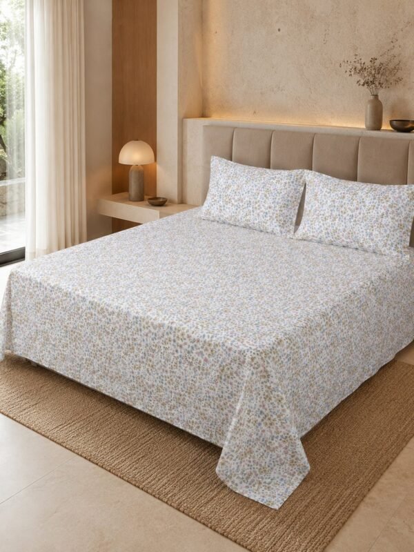 890101232567_1-1.jpg Restore Gulmohar Queen Bedsheet Set