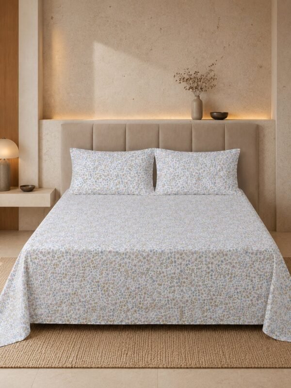 890101232567_2-1.jpg Restore Gulmohar Queen Bedsheet Set