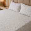 Restore Gulmohar-Timeless Heritage Collection Queen Size Bedsheet with 2 Pillow Covers