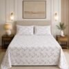 Restore Gulmohar-Timeless Heritage Collection Queen Size Bedsheet with 2 Pillow Covers