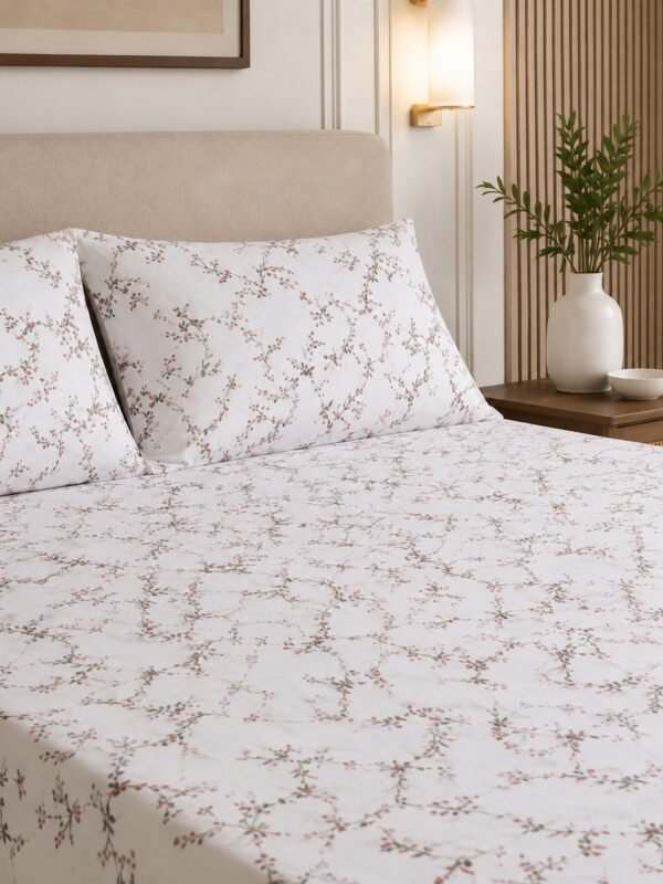 890101232635_3-1.jpg Restore Gulmohar Queen Bedsheet Set