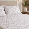 Restore Gulmohar-Timeless Heritage Collection Queen Size Bedsheet with 2 Pillow Covers