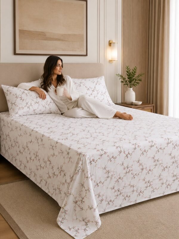 890101232635_4-1.jpg Restore Gulmohar Queen Bedsheet Set