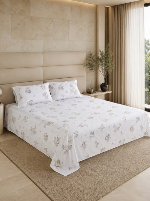 Restore Gulmohar Queen Bedsheet Set