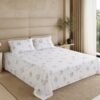 Restore Gulmohar-Timeless Heritage Collection Queen Size Bedsheet with 2 Pillow Covers