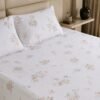 Restore Gulmohar-Timeless Heritage Collection Queen Size Bedsheet with 2 Pillow Covers