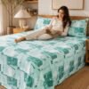 Restore Gulmohar-Timeless Heritage Collection Queen Size Bedsheet with 2 Pillow Covers