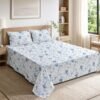 890101232727_1-1.jpg Restore Gulmohar Queen Bedsheet Set - Purple