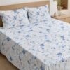 890101232727_3-1.jpg Restore Gulmohar Queen Bedsheet Set - Purple