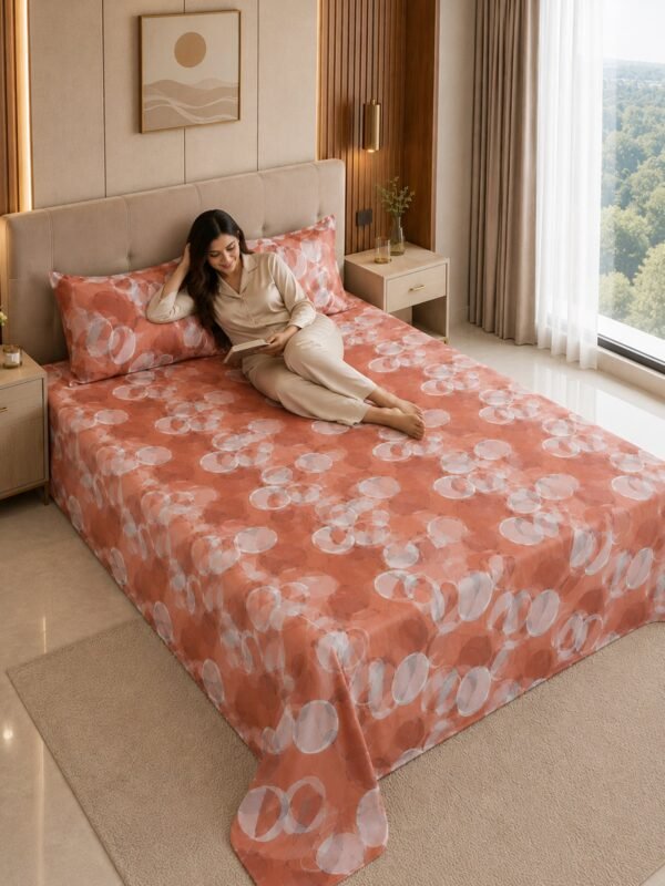 Restore Zinnia Queen Bedsheet Set