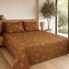Restore Zinnia-Contemporary Collection Queen Size Bedsheet with 2 Pillow Covers