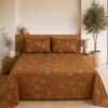 Restore Zinnia-Contemporary Collection Queen Size Bedsheet with 2 Pillow Covers