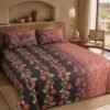 890101232871_1-1.jpg Restore Zinnia Queen Bedsheet Set - Red