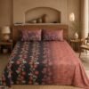 890101232871_2-1.jpg Restore Zinnia Queen Bedsheet Set - Red
