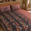 890101232871_3-1.jpg Restore Zinnia Queen Bedsheet Set - Red
