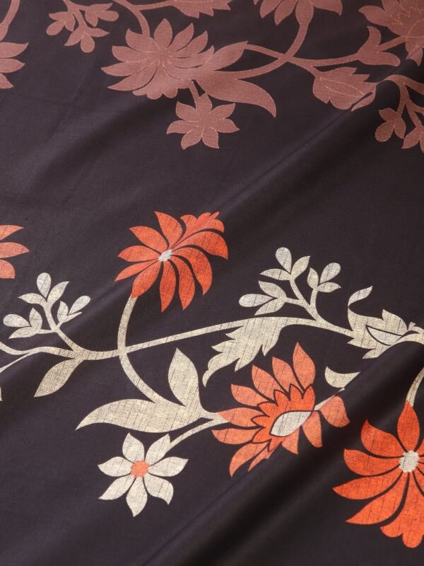 890101232871_6-1.jpg Restore Zinnia Queen Bedsheet Set - Red