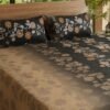 Restore Zinnia-Contemporary Collection Queen Size Bedsheet with 2 Pillow Covers
